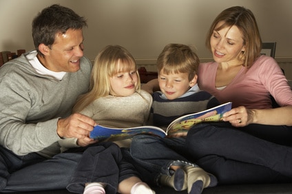 Family Reading Together